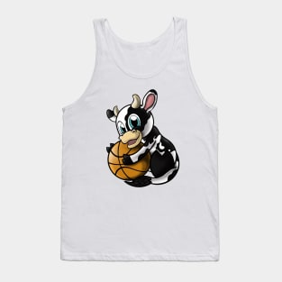 Cow and Basketball Tank Top